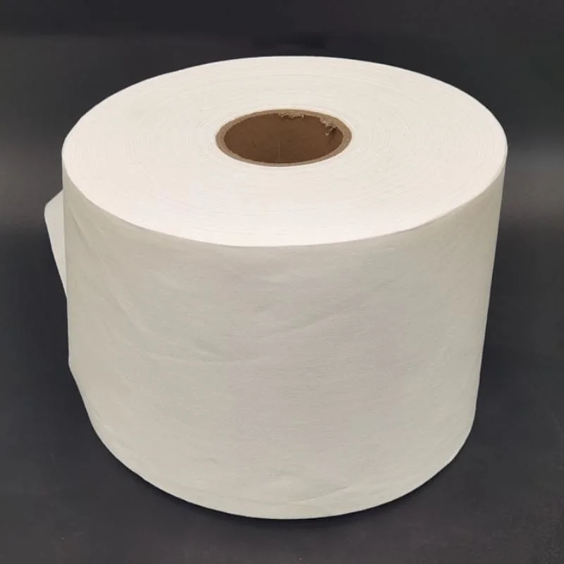 Absorb Water Material PP Nonwoven Fabric, 80% Wood Pulp and 20% PP for Cleaning Wipes, Wet Tissue Fabric Roll, Polypropylene Spunlace Non-Woven Fabric Price