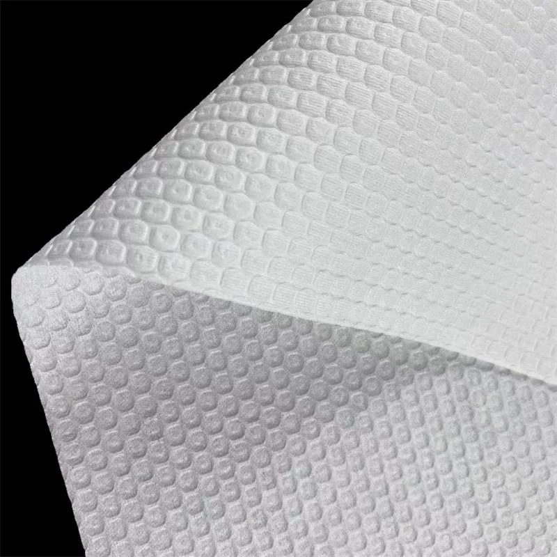 50% Wood Pulp and 50% Pet Nonwoven Fabric, Polyester Spunlace Non Woven Fabric